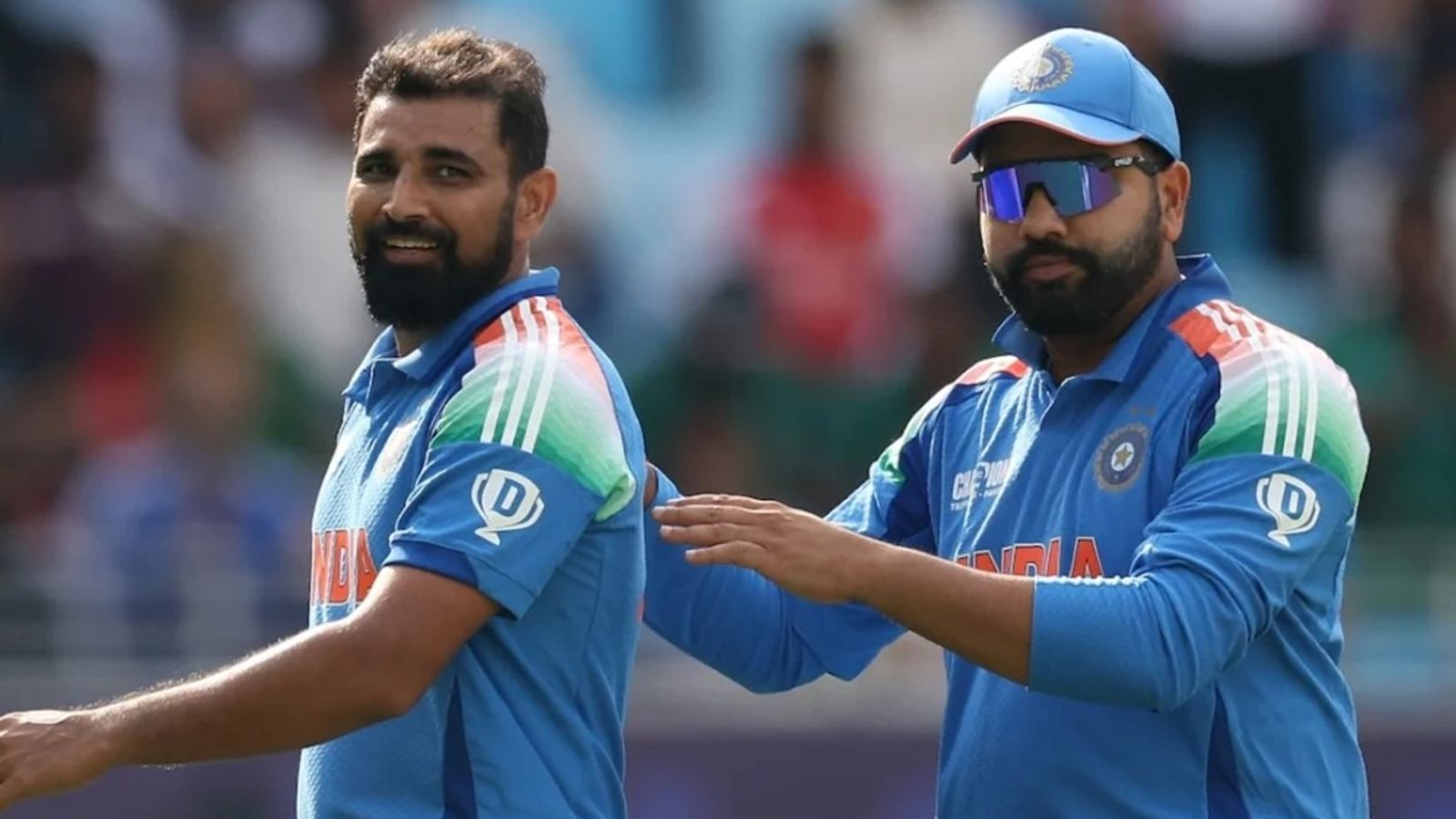 रोहित शर्मा ने दुबई से लेकर पाकिस्तान तक मोहम्मद शमी की तारीफों के पुल बांधे, बांग्लादेश पर जीत के बाद लगाया बातों का छक्का रोहित शर्मा ने दुबई से लेकर पाकिस्तान तक मोहम्मद शमी की तारीफों के पुल बांधे, बांग्लादेश पर जीत के बाद लगाया बातों का छक्का