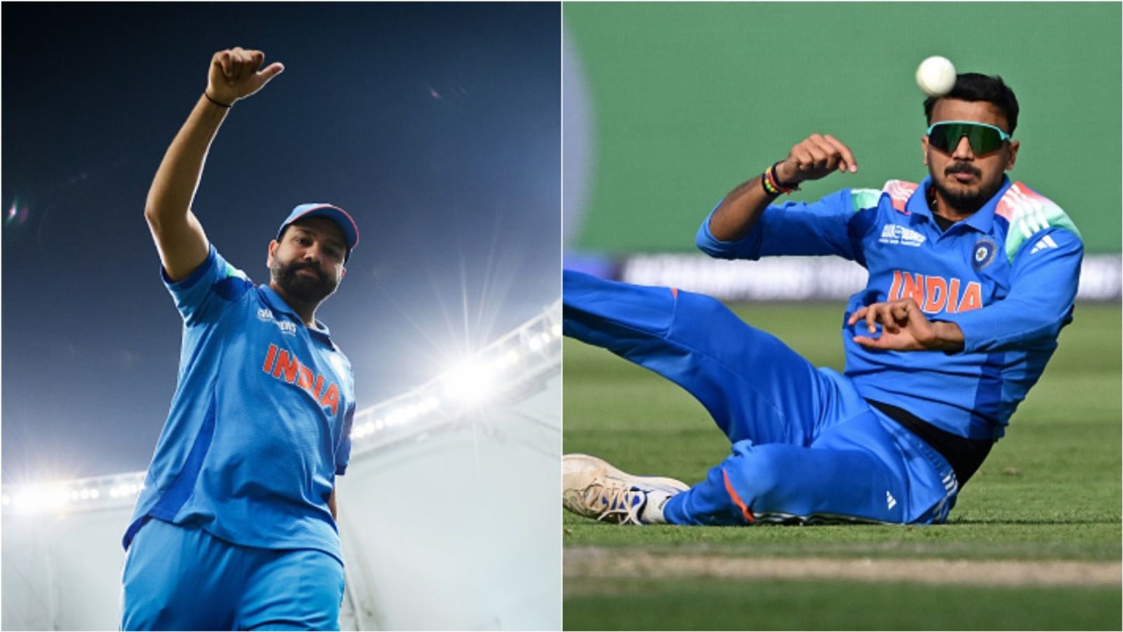 अक्षर पटेल ने रोहित शर्मा के हैट्रिक वाला कैच छोड़ने पर याद दिलाया उनको वादा, कहा - डिनर अभी...  अक्षर पटेल ने रोहित शर्मा के हैट्रिक वाला कैच छोड़ने पर याद दिलाया उनको वादा, कहा - डिनर अभी...