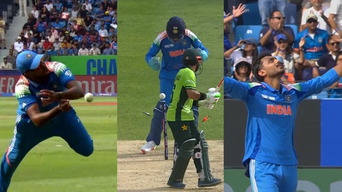 रिजवान का कैच हर्षित राणा ने टपकाया तो अक्षर पटेल ने एक गेंद के बाद बोल्ड करके पाकिस्तानी कप्तान को लपेटा, देखें लाजवाब VIDEO