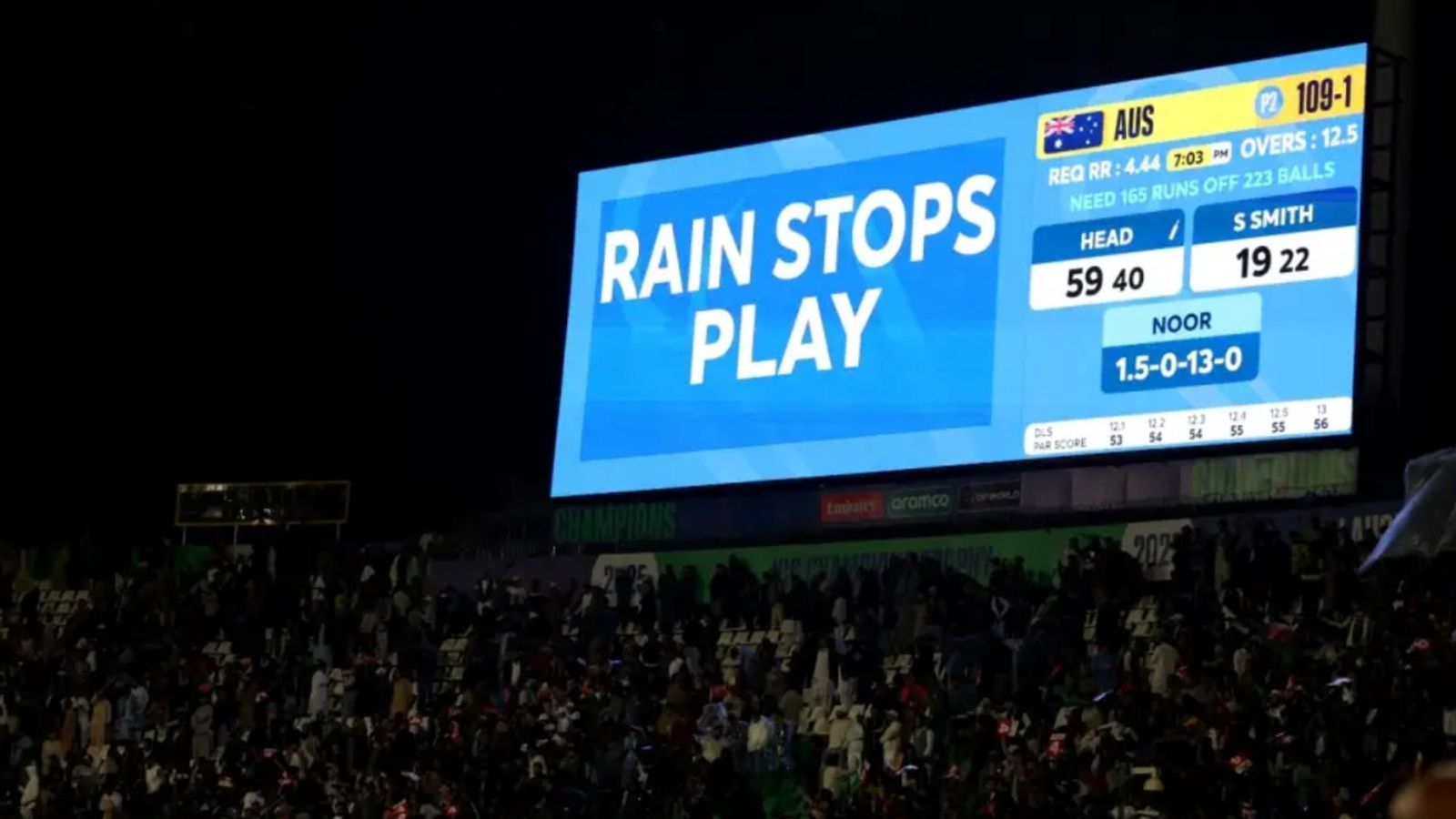 ऑस्ट्रेलिया-अफगानिस्तान मैच पर आई बड़ी अपडेट, कंगारुओं को 20 ओवर में बनाने होंगे अब इतने रन, जानिए कब शुरू होगा मैच ऑस्ट्रेलिया-अफगानिस्तान मैच पर आई बड़ी अपडेट, कंगारुओं को 20 ओवर में बनाने होंगे अब इतने रन, जानिए कब शुरू होगा मैच