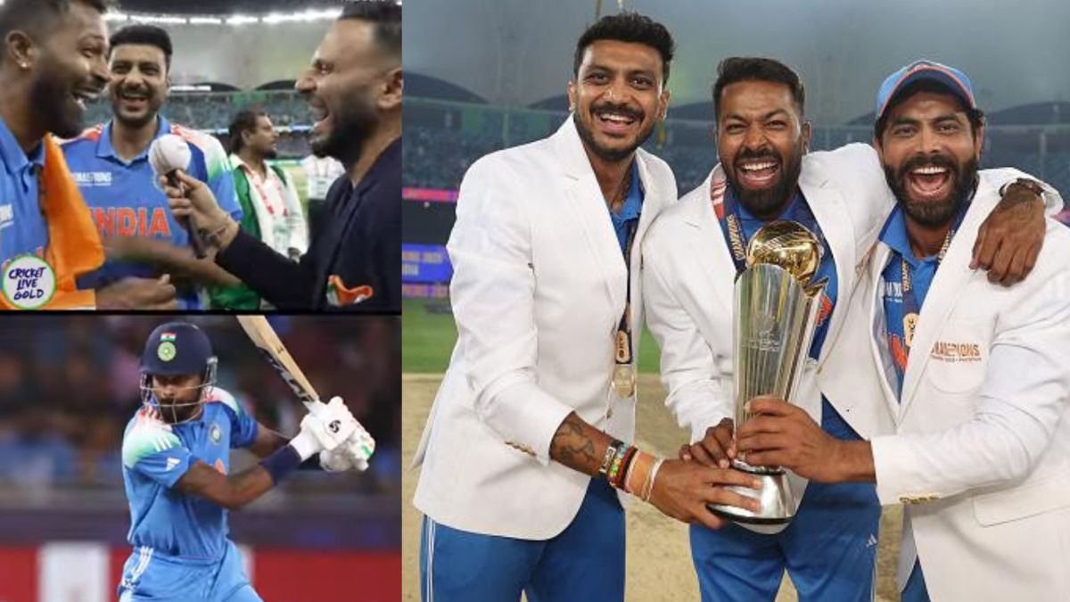 'जब हमारी फटती है', चैंपियंस ट्रॉफी जीत के बाद अक्षर पटेल ने हार्दिक पंड्या को लेकर ये क्या कह दिया? बोले - चिंगम चबाता है और...