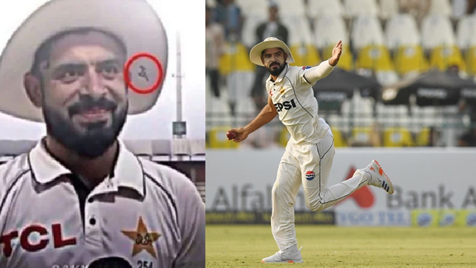 पाकिस्तान क्रिकेट बोर्ड ने कैप पर '804' लिखने के लिए ऑलराउंडर आमिर जमाल पर क्यों लगाया लाखों रुपये का जुर्माना? जेल से जुड़ा है पूरा मामला पाकिस्तान क्रिकेट बोर्ड ने कैप पर '804' लिखने के लिए ऑलराउंडर आमिर जमाल पर क्यों लगाया लाखों रुपये का जुर्माना? जेल से जुड़ा है पूरा मामला