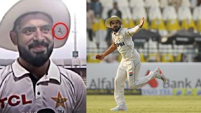 पाकिस्तान क्रिकेट बोर्ड ने कैप पर '804' लिखने के लिए ऑलराउंडर आमिर जमाल पर क्यों लगाया लाखों रुपये का जुर्माना? जेल से जुड़ा है पूरा मामला SportsTak Hindi