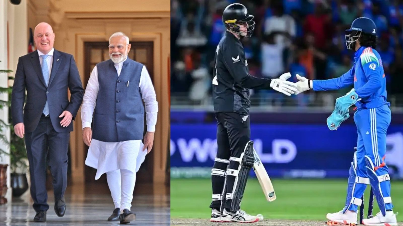 IND vs NZ: पीएम मोदी के सामने न्यूजीलैंड के प्रधानमंत्री ने भारत की चैंपियंस ट्रॉफी जीत और टेस्ट हार पर ली चुटकी, बोले- रिश्ते बिगड़ने... IND vs NZ: पीएम मोदी के सामने न्यूजीलैंड के प्रधानमंत्री ने भारत की चैंपियंस ट्रॉफी जीत और टेस्ट हार पर ली चुटकी, बोले- रिश्ते बिगड़ने...