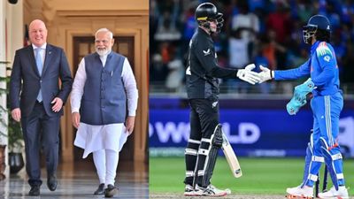 IND vs NZ: पीएम मोदी के सामने न्यूजीलैंड के प्रधानमंत्री ने भारत की चैंपियंस ट्रॉफी जीत और टेस्ट हार पर ली चुटकी, बोले- रिश्ते बिगड़ने... SportsTak Hindi