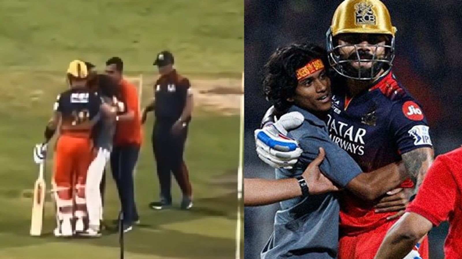 विराट कोहली को जबरदस्ती गले लगाने वाला शख्स गिरफ्तार,  हमला करने और जिंदगी को खतरे में डालने के लगे आरोप विराट कोहली को जबरदस्ती गले लगाने वाला शख्स गिरफ्तार,  हमला करने और जिंदगी को खतरे में डालने के लगे आरोप