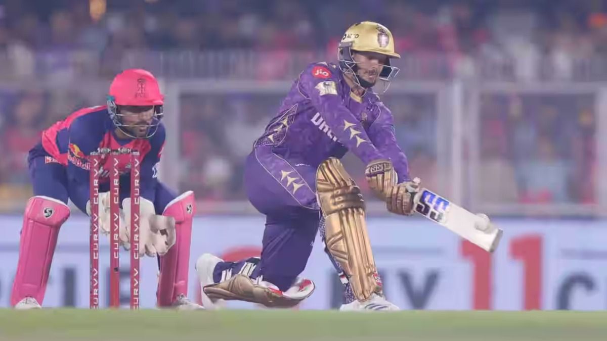 क्विंटन डी कॉक की 97 रनों की पारी से KKR ने चखा जीत का स्वाद, राजस्थान को आठ विकेट से दी मात 