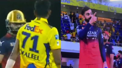 क्या विराट कोहली ने CSK के गेंदबाज खलील अहमद को दी धमकी? मैच के बाद गुस्से में दिखा पूर्व कप्तान, VIDEO ने मचाई खलबली SportsTak Hindi