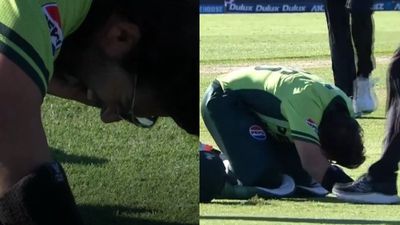 इमाम उल हक के सिर पर लगी गेंद, चोट खाकर गिरा बल्लेबाज, मैदान पर पहुंची एम्बुलेंस, VIDEO SportsTak Hindi