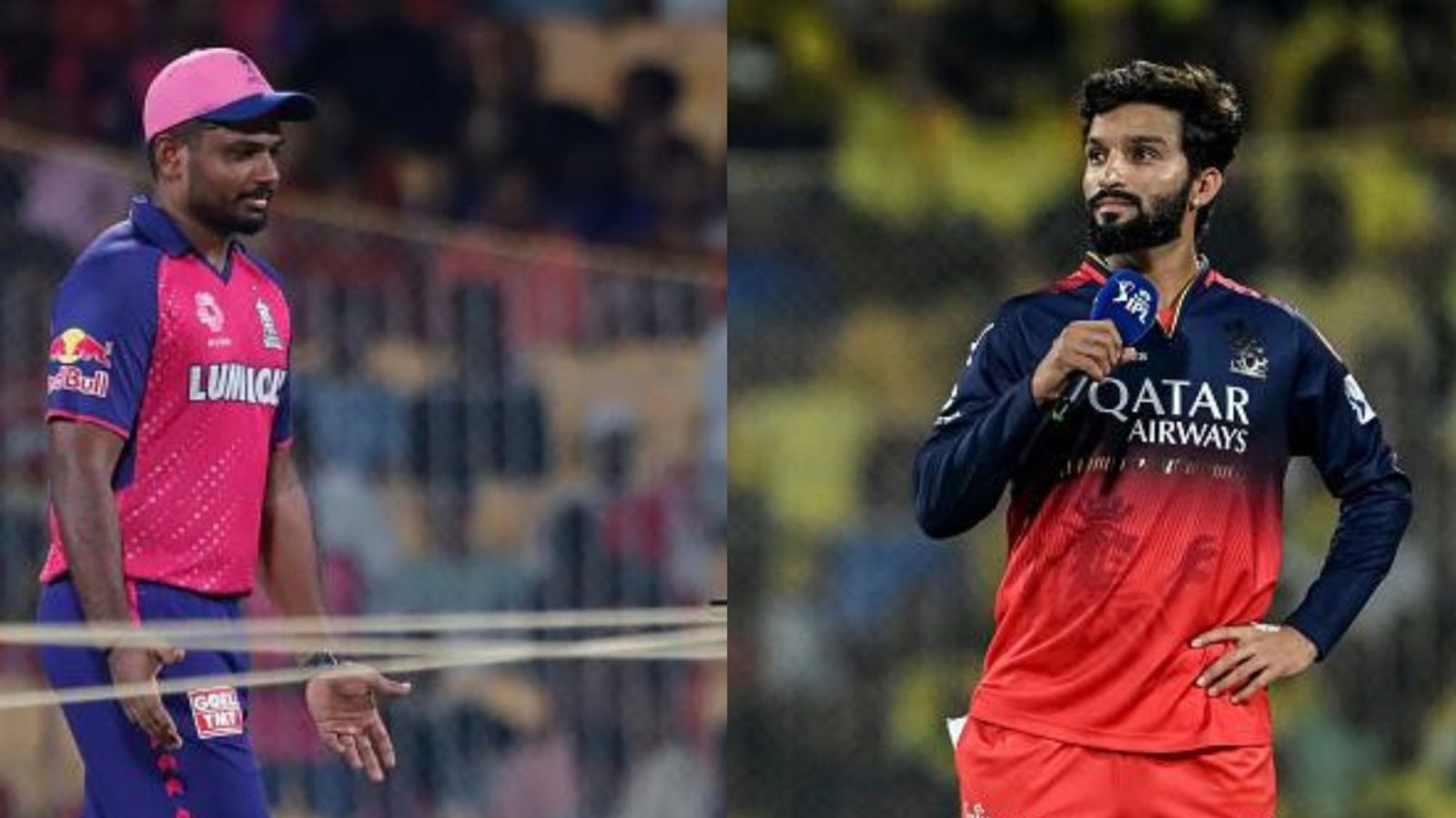 RCB vs RR : आरसीबी ने जीता टॉस, संजू सैमसन ने अपनी टीम में किया एक बड़ा बदलाव, जानें दोनों टीमों की Playing XI RCB vs RR : आरसीबी ने जीता टॉस, संजू सैमसन ने अपनी टीम में किया एक बड़ा बदलाव, जानें दोनों टीमों की Playing XI