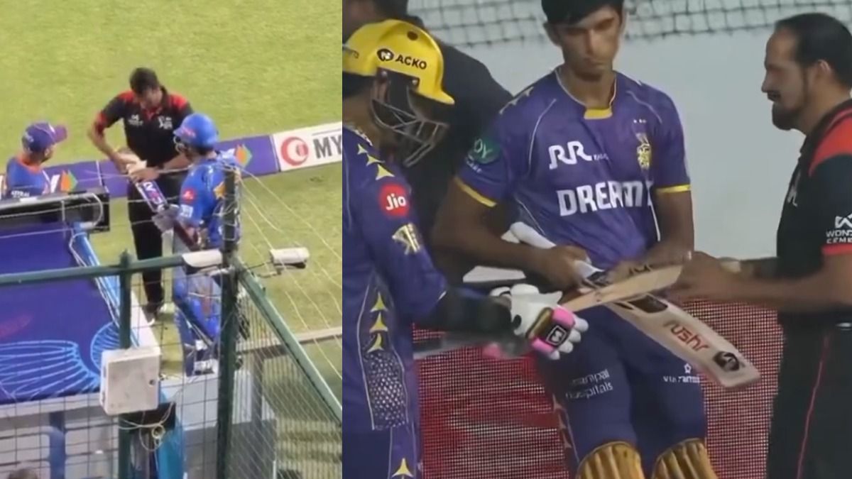 सुनील नरेन बैट टेस्ट में हुए फेल, पकड़ी गई ऑलराउंडर की चोर, रोहित शर्मा के पास जैसे ही पहुंचा अंपायर...