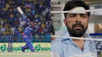 निकोलस पूरन के गगनचुंबी छक्के से जिस फैन का फटा था सिर, उसे क्रिकेटर ने दिया अब खास तोहफा, VIDEO SportsTak Hindi