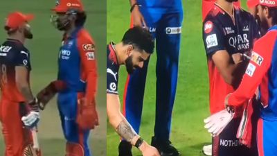 विराट कोहली ने केएल राहुल से पहले किया झगडा फिर जीत के बाद बीच मैदान उनको चिढ़ाया तो फिर दोनों...VIDEO Virat Kohli teasing KL Rahul