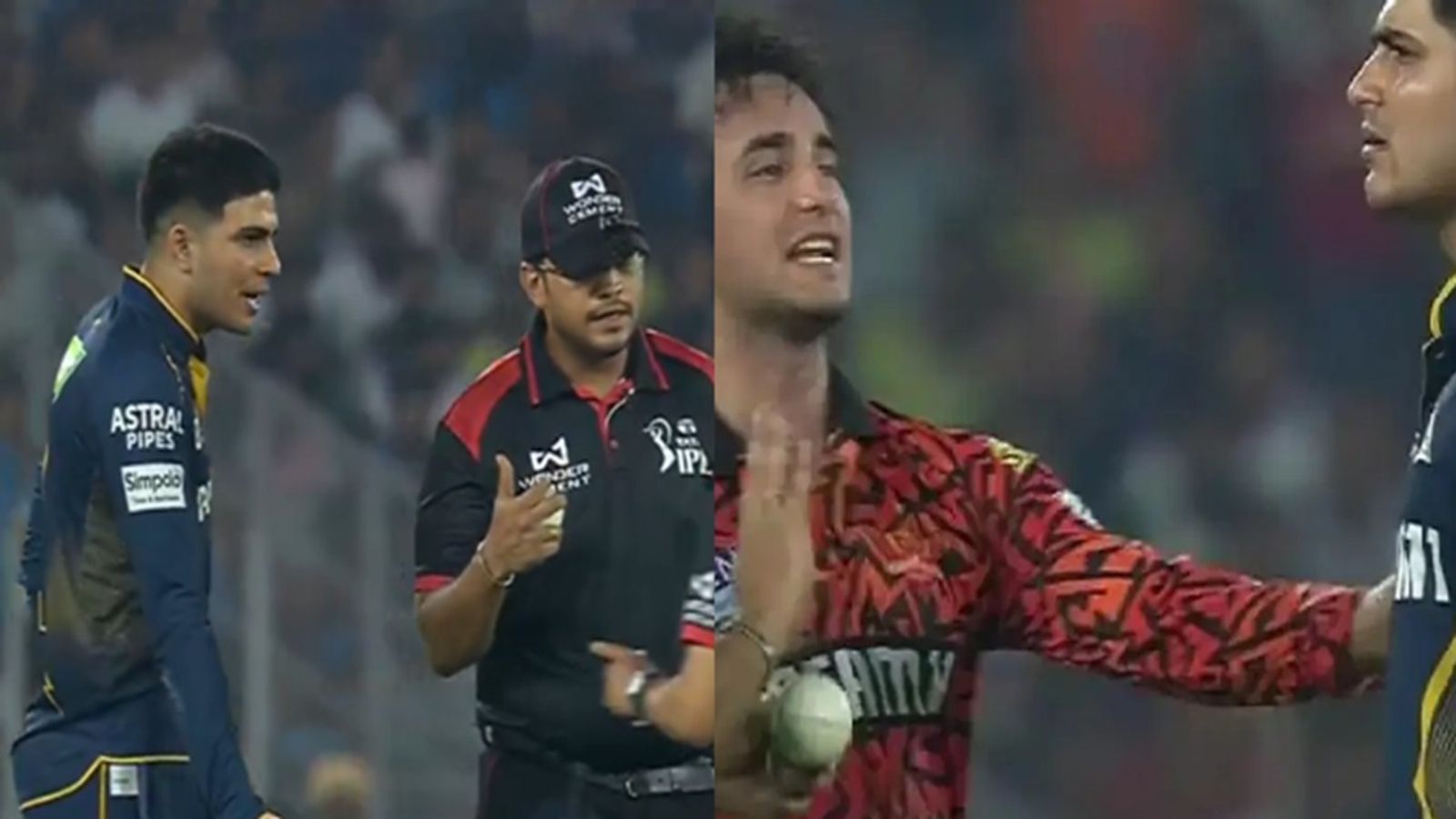 अंपायर से फिर भिड़े शुभमन गिल तो अभिषेक शर्मा का चढ़ा पारा, गुस्से में GT के कप्तान को शांत रहने के लिए कहा, देखें Video अंपायर से फिर भिड़े शुभमन गिल तो अभिषेक शर्मा का चढ़ा पारा, गुस्से में GT के कप्तान को शांत रहने के लिए कहा, देखें Video