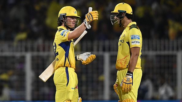 KKR vs CSK IPL 2025 Highlights : डिफेंडिंग चैंपियन KKR IPL 2025 से बाहर! बेबी डिविलियर्स के धमाके और नूर की फिरकी से CSK ने बिगाड़ा खेल