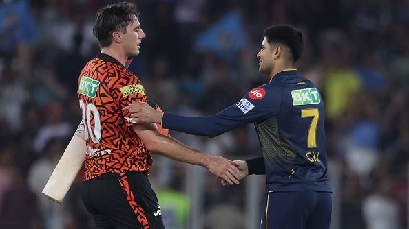 Shubman Gill and Pat Cummins