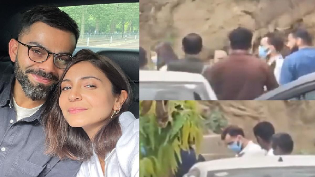 विराट कोहली संन्‍यास लेने के तुरंत बाद संत प्रेमानंद का आशीर्वाद लेने पहुंचे वृंदावन, पत्‍नी अनुष्‍का शर्मा भी साथ आईं नजर, Video 