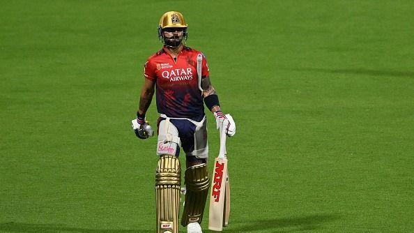 Indian crickter Virat Kohli of Royal Challengers Bengaluru (RCB) during practice session