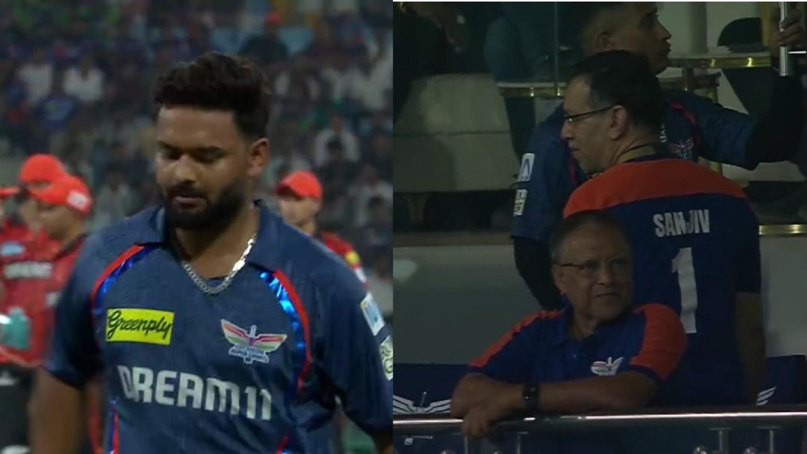 ऋषभ पंत IPL 2025 में फिर से फ्लॉप हुए तो संजीव गोयनका का टूटा सब्र, दिया ऐसा रिएक्शन, देखिए Video ऋषभ पंत IPL 2025 में फिर से फ्लॉप हुए तो संजीव गोयनका का टूटा सब्र, दिया ऐसा रिएक्शन, देखिए Video
