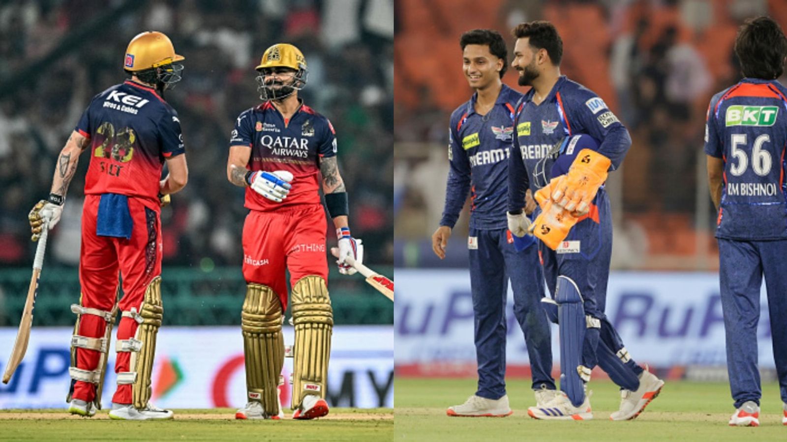 LSG vs RCB: रॉयल चैलेंजर्स बेंगलुरु ने टॉस जीतकर चुनी गेंदबाजी, टिम डेविड बाहर तो जितेश को फिर मिली कमान, जानें दोनों टीमों की प्लेइंग 11 LSG vs RCB: रॉयल चैलेंजर्स बेंगलुरु ने टॉस जीतकर चुनी गेंदबाजी, टिम डेविड बाहर तो जितेश को फिर मिली कमान, जानें दोनों टीमों की प्लेइंग 11