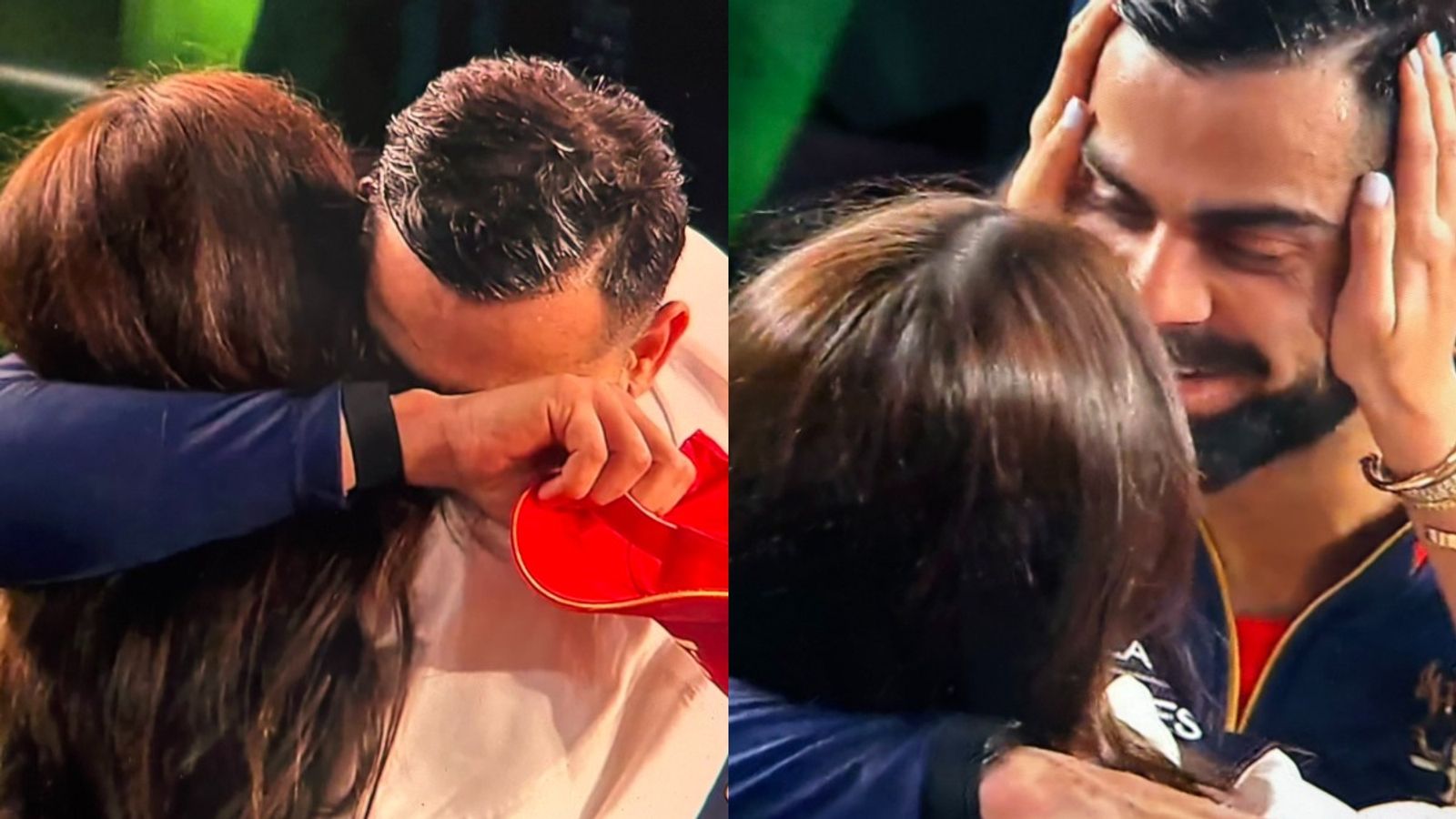 RCB ने जीता खिताब तो अनुष्का शर्मा से गले लग फूट- फूटकर रोने लगे विराट कोहली, VIDEO ने फैंस को किया भावुक RCB ने जीता खिताब तो अनुष्का शर्मा से गले लग फूट- फूटकर रोने लगे विराट कोहली, VIDEO ने फैंस को किया भावुक