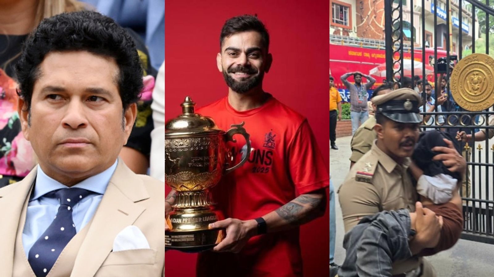 RCB इवेंट भगदड़ में जान गंवाने वाले लोगों को लेकर सचिन तेंदुलकर ने दिया पहला रिएक्शन, कहा- बेंगलुरु... RCB इवेंट भगदड़ में जान गंवाने वाले लोगों को लेकर सचिन तेंदुलकर ने दिया पहला रिएक्शन, कहा- बेंगलुरु...