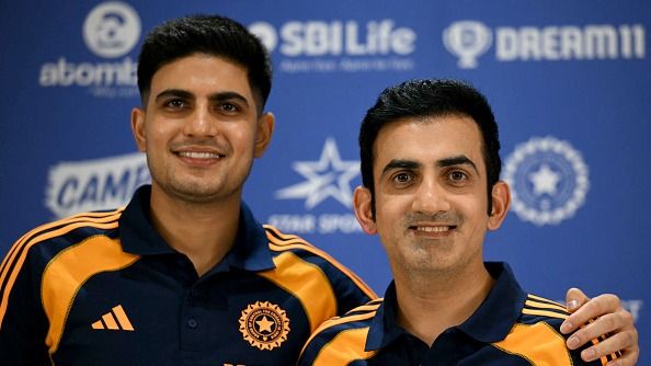 shubman gill and gautam gambhir