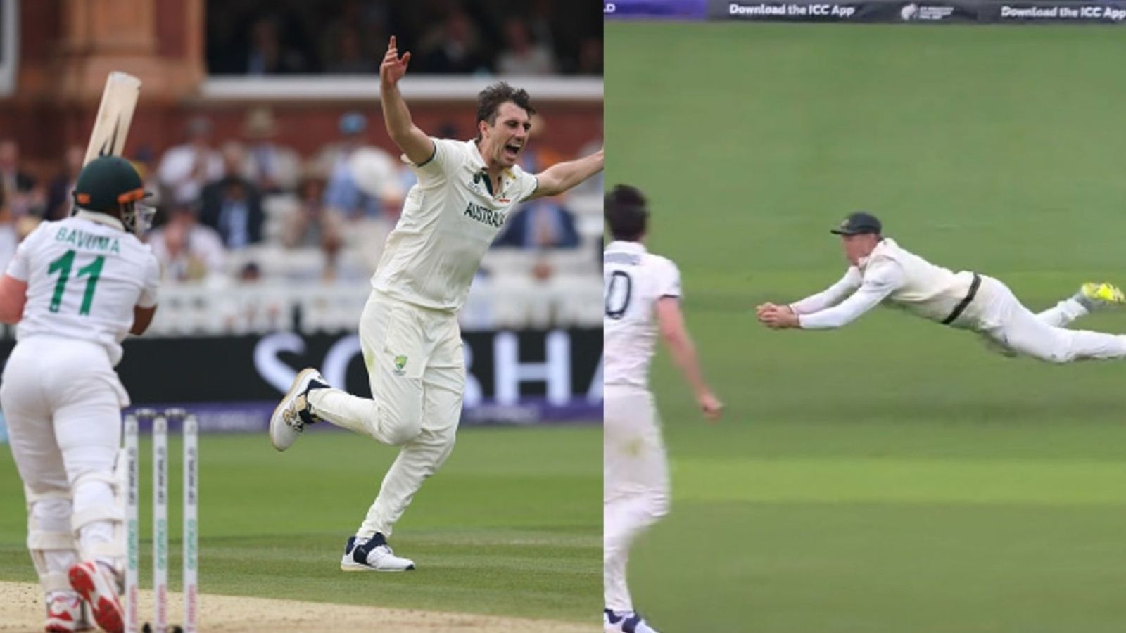 WTC Final : टेम्बा बवुमा का कप्तान पैट कमिंस ने जैस ही किया शिकार तो बना अनोखा रिकॉर्ड, 50 साल बाद टेस्ट में हुआ ऐसा, देखें Video WTC Final : टेम्बा बवुमा का कप्तान पैट कमिंस ने जैस ही किया शिकार तो बना अनोखा रिकॉर्ड, 50 साल बाद टेस्ट में हुआ ऐसा, देखें Video