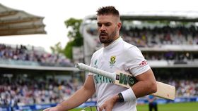 South Africa's Aiden Markram leaves the field South Africa's Aiden Markram leaves the field