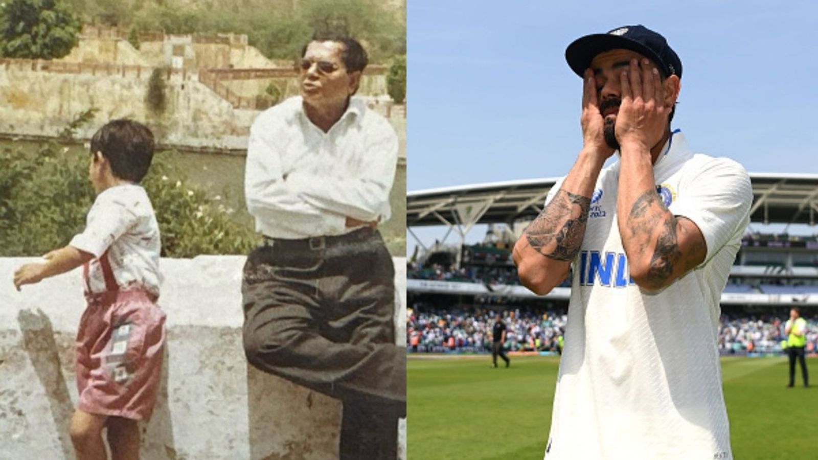 विराट कोहली फादर्स डे के मौके पर पिता को याद कर हुए इमोशनल, कहा - आपने ही सिखाया कि जीवन में.... विराट कोहली फादर्स डे के मौके पर पिता को याद कर हुए इमोशनल, कहा - आपने ही सिखाया कि जीवन में....