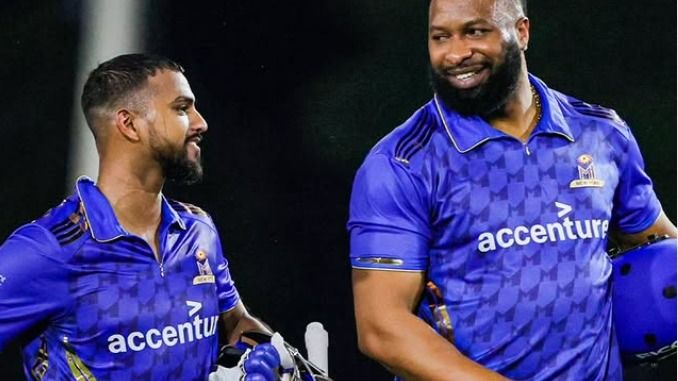 MLC 2025: पोलार्ड ने MI प्‍लेऑफ के करीब पहुंचाया, पहले फिफ्टी और फिर बड़ा विकेट लेकर नाइट राइडर्स के खिलाफ दिलाई छह रन से जीत