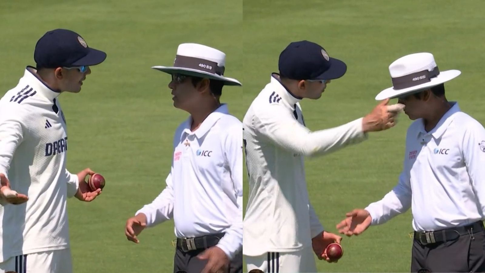 बॉल की शेप बिगड़ी तो अंपायर से भिड़े शुभमन गिल और मोहम्मद सिराज, गुस्से में दिखा भारतीय कप्तान, टीम को नहीं मिला गेंद चुनने का मौका बॉल की शेप बिगड़ी तो अंपायर से भिड़े शुभमन गिल और मोहम्मद सिराज, गुस्से में दिखा भारतीय कप्तान, टीम को नहीं मिला गेंद चुनने का मौका