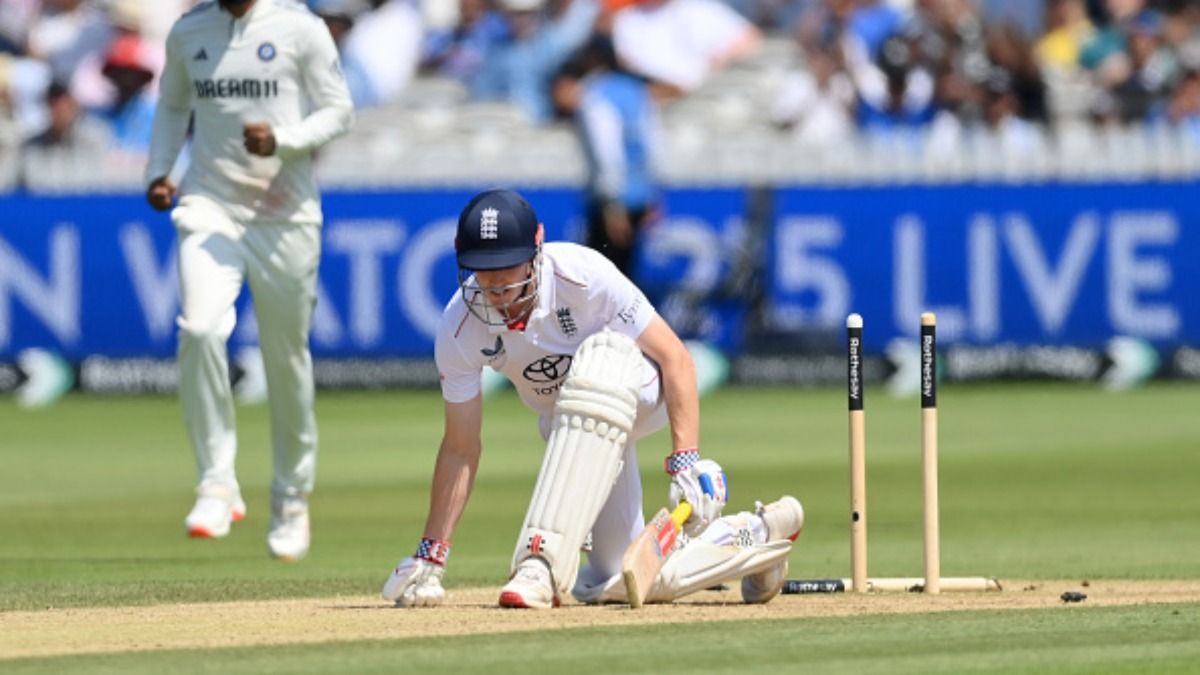 IND vs ENG: आकाश दीप की गेंद पर हैरी ब्रूक बोल्ड हुए तो कुमार संगकारा ने उड़ाई धज्जियां, बोले- बैजबॉल नहीं, घमंड है... देखिए Video