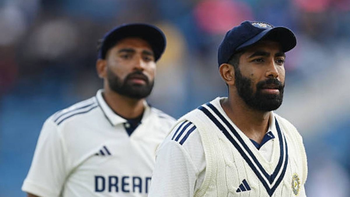 Jasprit Bumrah and Mohammed Siraj in this frame
