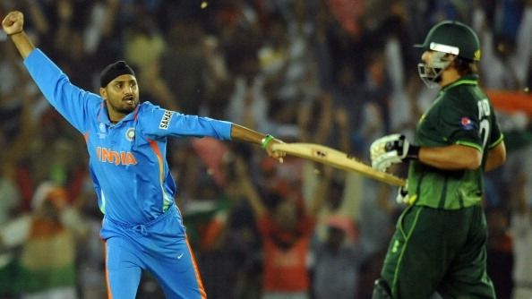 Indian bowler Harbhajan Singh