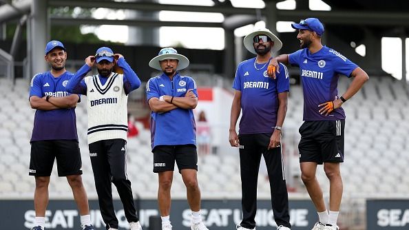 नेट सेशन के दौरान भारतीय गेंदबाज