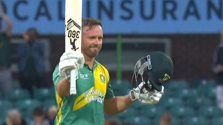 ab de villiers after scoring century