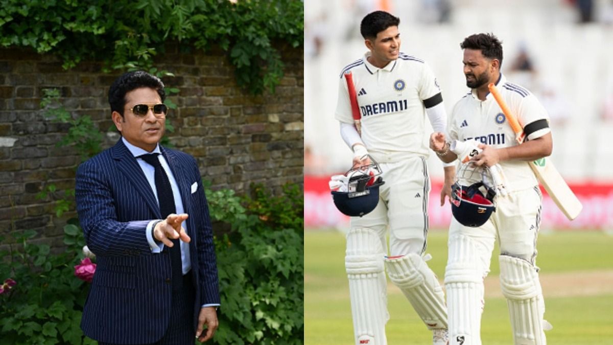 Sachin Tendulkar, Shubman Gill and Rishabh Pant
