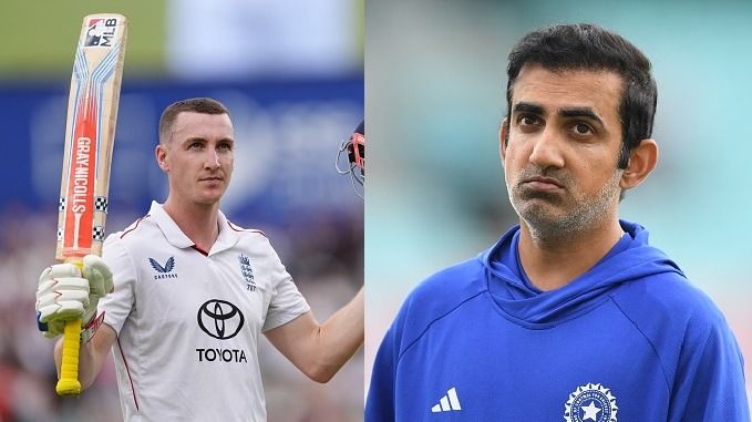 Harry Brook and Gautam gambhir