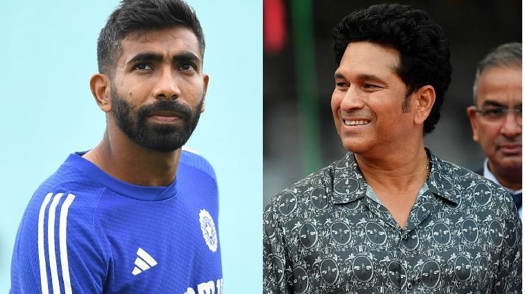 Jasprit Bumrah and Sachin tendulkar
