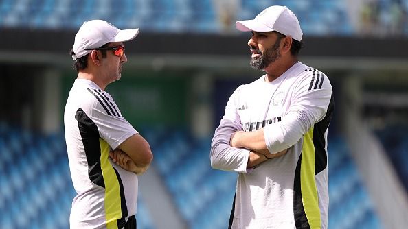 rohit sharma and gautam gambhir 