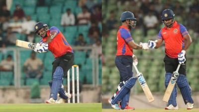 6,6,6, संजू सैमसन का Asia Cup 2025 के लिए सेलेक्शन से पहले गरजा बल्ला , 54 रन की तूफानी पारी से टीम को जिताया T20 मैच Sanju Samson playing a shot during a match in Kerala