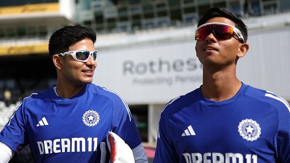 Shubman Gill and Yashasvi Jaiswal of India