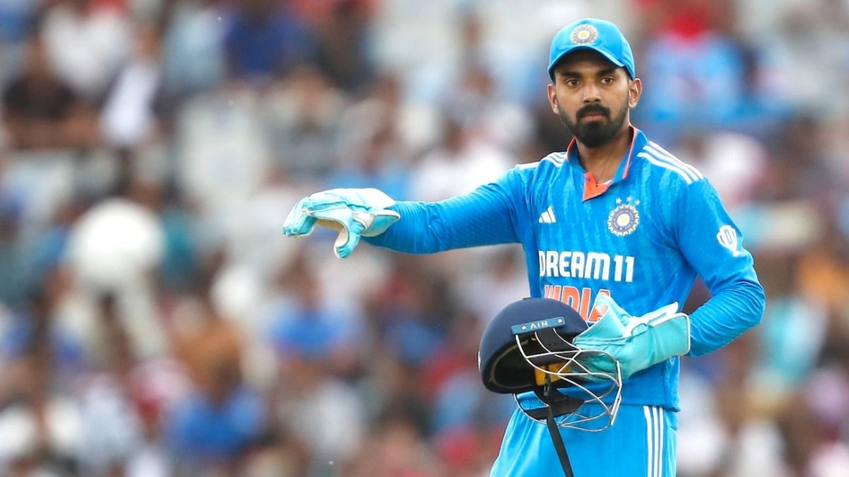 kl rahul during match
