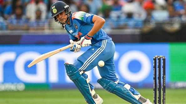 India's star batter Shubman Gill in frame