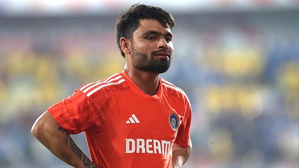 India's star batter Rinku Singh in this frame