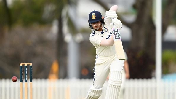 Shafali Verma of India A plays a shot