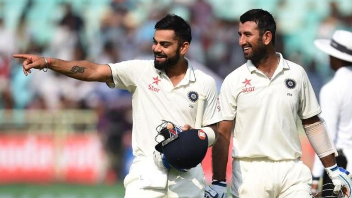 virat kohli cheteshwar pujara