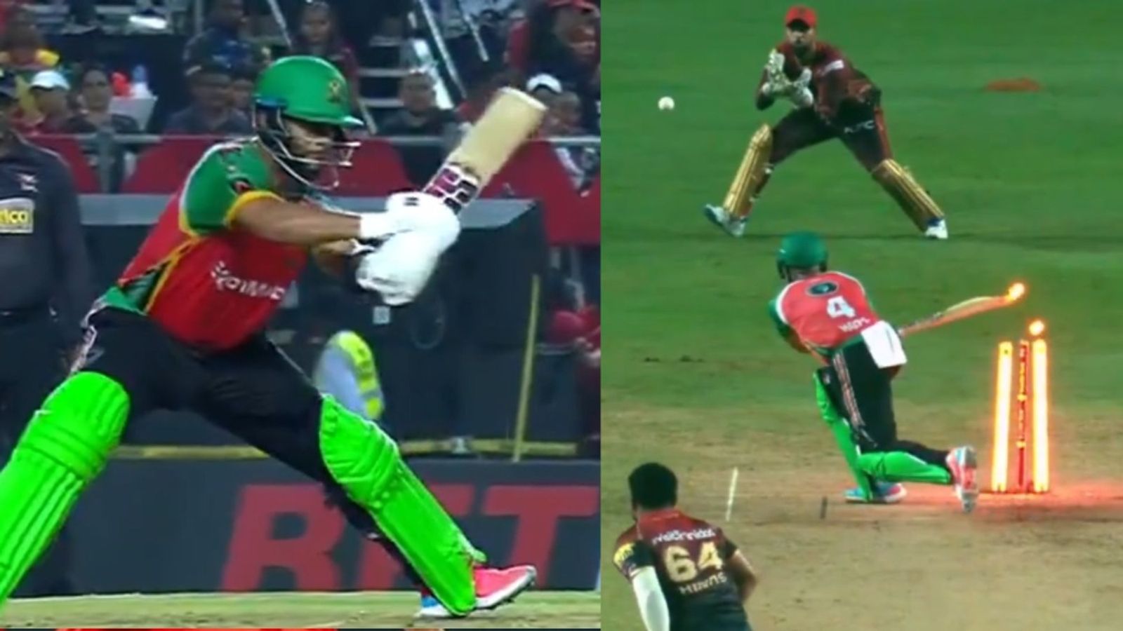 CPL : शे हॉप अपने ही पैर पर मार बैठे कुल्हाड़ी, क्रिकेट में ऐसे कौन आउट होता है भला! जिसने देखा पकड़ लिया माथा, Video वायरल CPL : शे हॉप अपने ही पैर पर मार बैठे कुल्हाड़ी, क्रिकेट में ऐसे कौन आउट होता है भला! जिसने देखा पकड़ लिया माथा, Video वायरल