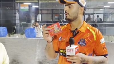 जेब में हनुमान चालीसा रखकर बैटिंग करते हैं नीतीश राणा, DPL 2025 के फाइनल में दिल्ली लायंस को पहुंचाने के बाद बताई वजह SportsTak Hindi